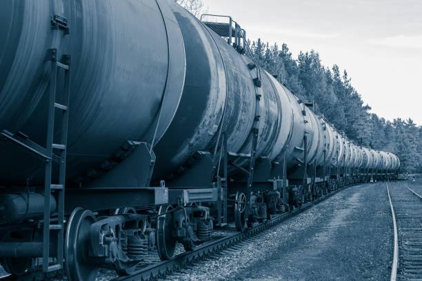 istock Tank wagons with oil 689680776