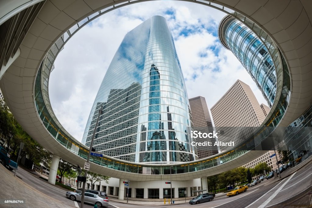 Centre-ville de Houston, au Texas - Photo de Horizon urbain libre de droits