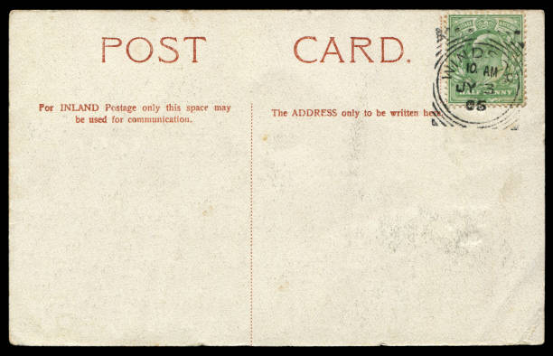 istock vintage blank British postcard sent from Windsor in early 20th century 689694220