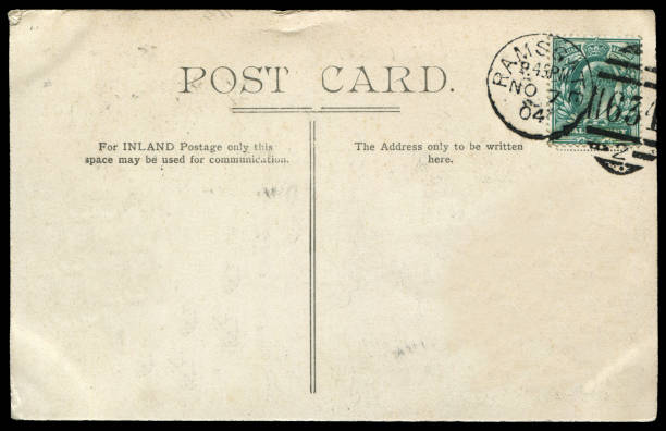 istock vintage blank British postcard sent from Ramssate in early 20th century 689697418
