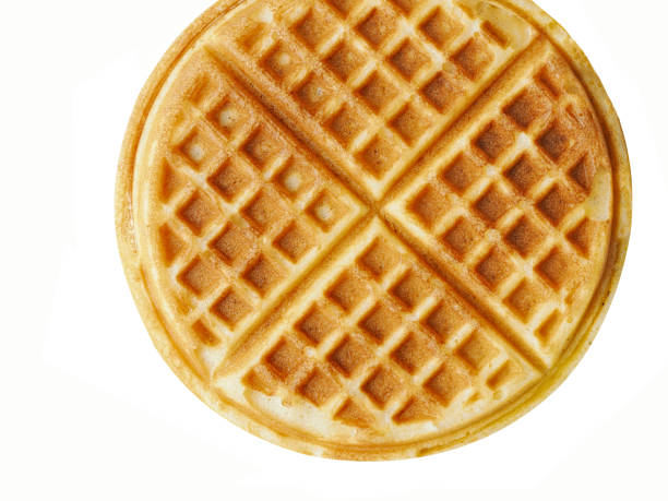 istock plain belgium american waffles isolated 689698774