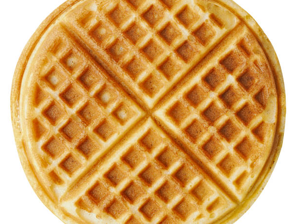 istock plain belgium american waffles isolated 689698776