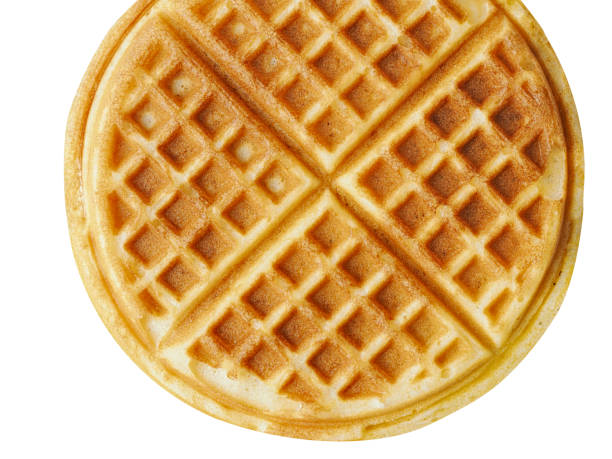 istock plain belgium american waffles isolated 689698784
