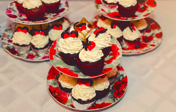 istock Sweet tasty chocolate muffins. 689701996
