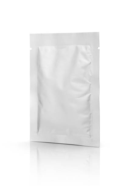 istock blank packaging foil sachet isolated on white background with clipping path 689706956