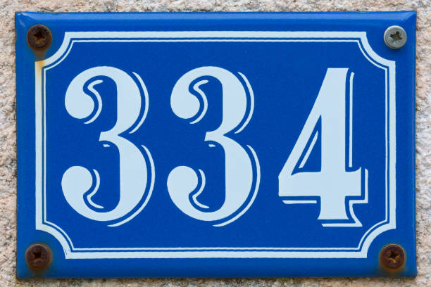 istock House Number Three Hundred Thirty Four - 334 689716418