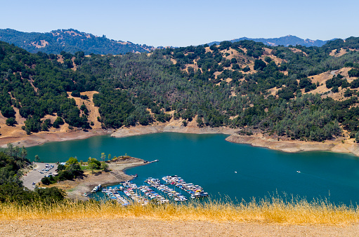 Lake Sonoma in northern Sonoma County provides drinking water and a recrational area.