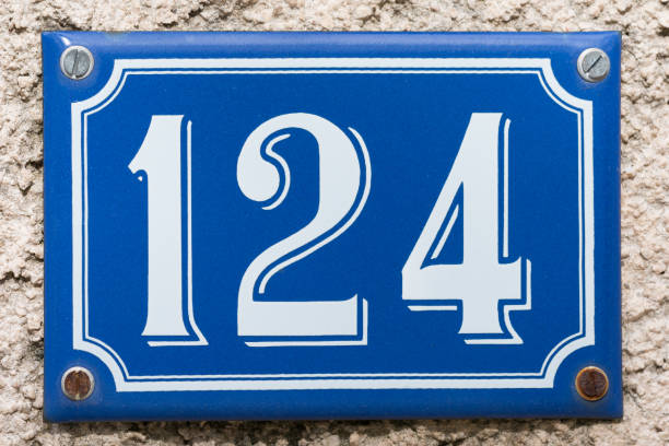 istock House Number Hundred Twenty Four - 124 689718230