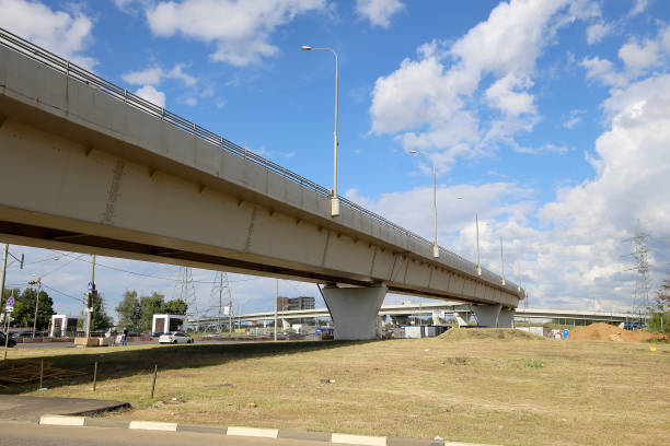 istock New modern overpass in Moscow, Russia 689719722