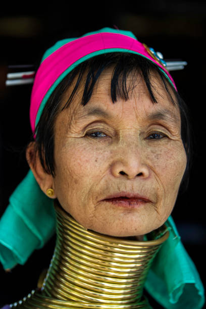 istock Long Neck-Kayan women, Myanmar 689722592