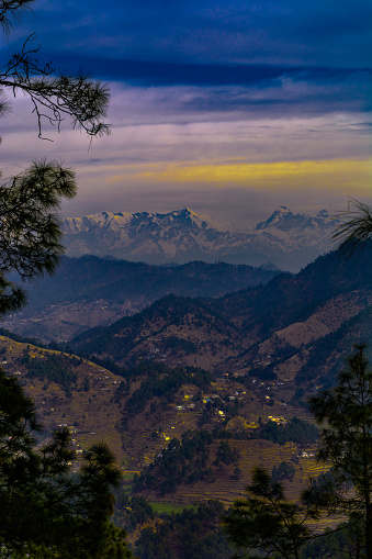 A Vally in Binsar, Uttrakhand, India, Himalayas