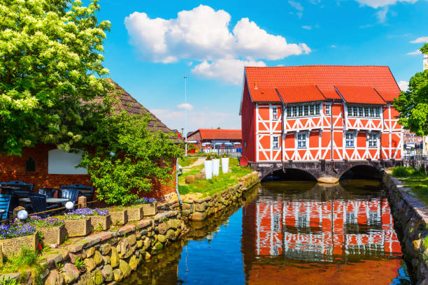 istock Old Town of Wismar, Germany 689734502