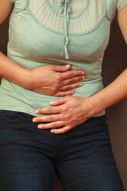 istock Woman feel pain ache 689749292