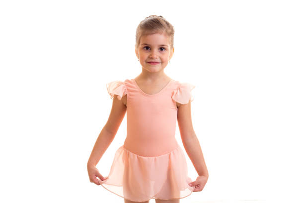 istock Little girl dancing 689749520