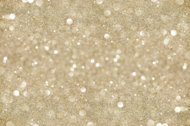 Glitter vintage lights, elegant glittering defocused background