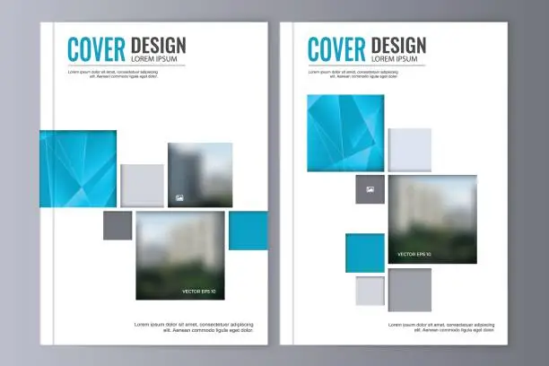 Vector illustration of Abstract flyer design background. Brochure template.