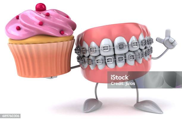 Fun One Tooth Fun Teeth Stock Illustration - Download Image Now - Anatomy, Care ...