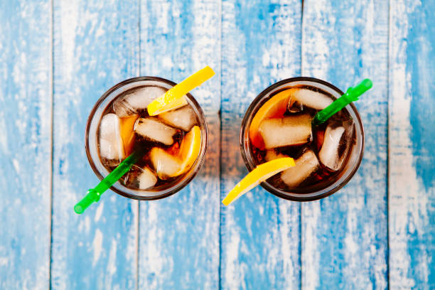 istock Two glasses of iced sweet tea 689764988