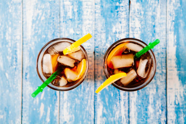 istock Two glasses of iced sweet tea 689765458