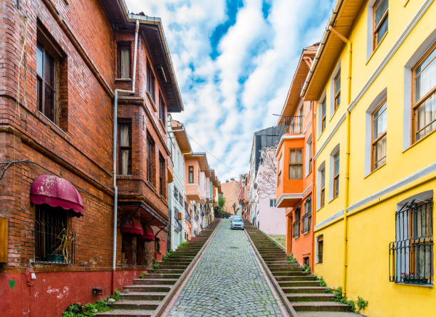 istock Balat district street view in Istanbul. 689766742