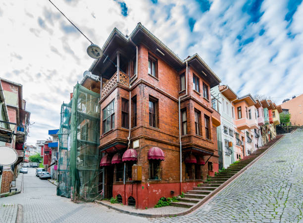 istock Balat district street view in Istanbul. 689766756