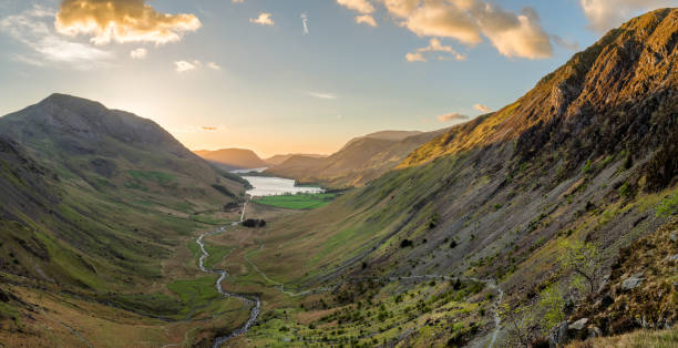istock Panoramic View Of Buttermere In Lake District. 689780876