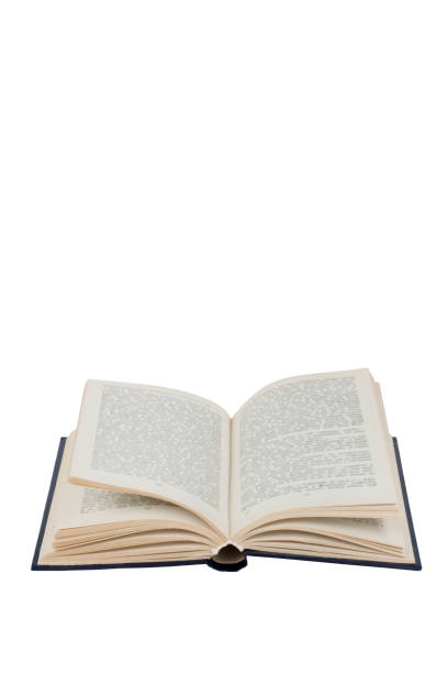 istock Open book isolated on white background. Back to school. Copy space for ad text 689784848