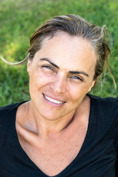 istock Smiling mature woman 689792366