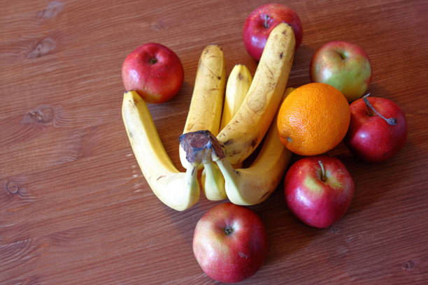 istock Mix of fresh apple,banana,orange 689794524