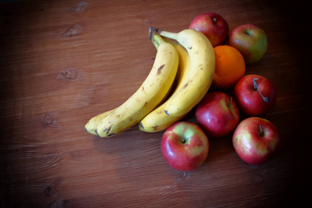 istock Mix of fresh apple,banana,orange 689794526