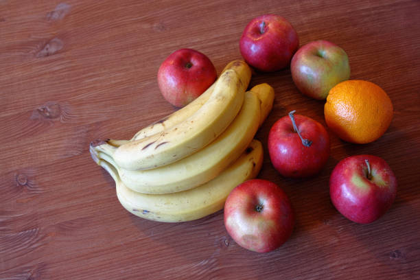 istock Mix of fresh apple,banana,orange 689794538