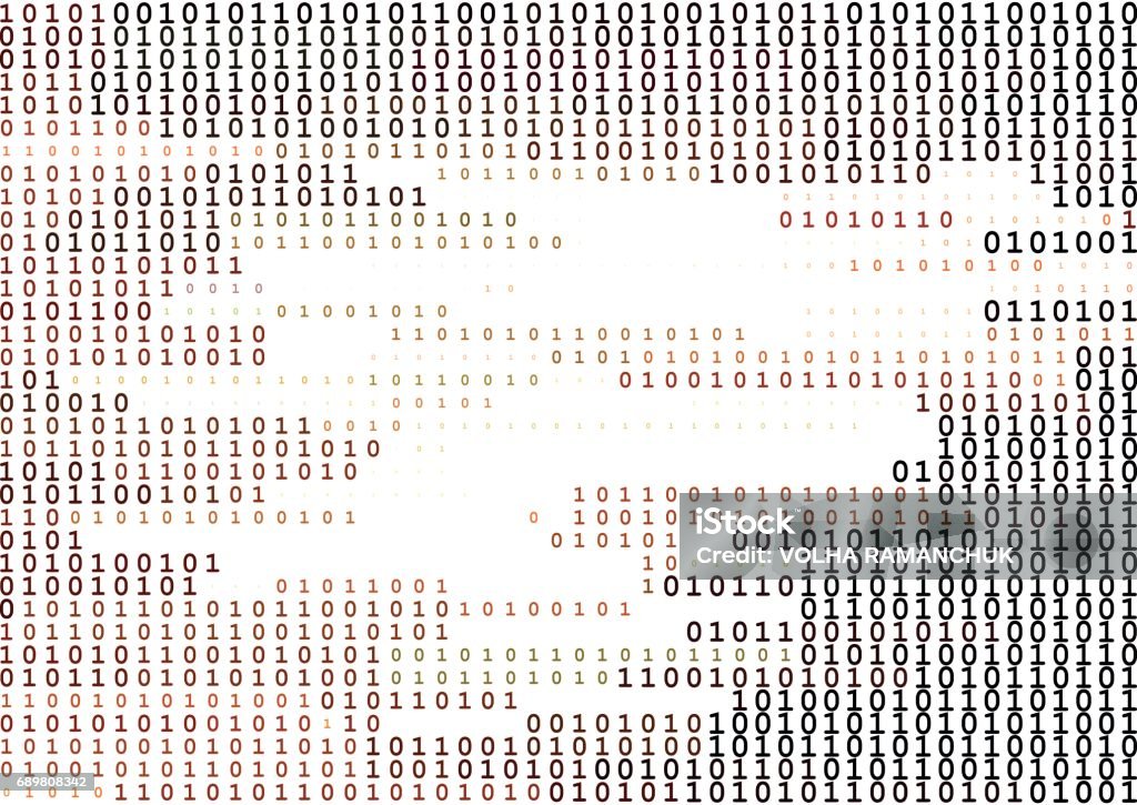 01010 Background Stream Line Binary Code Black And White Background With Two Binary ...