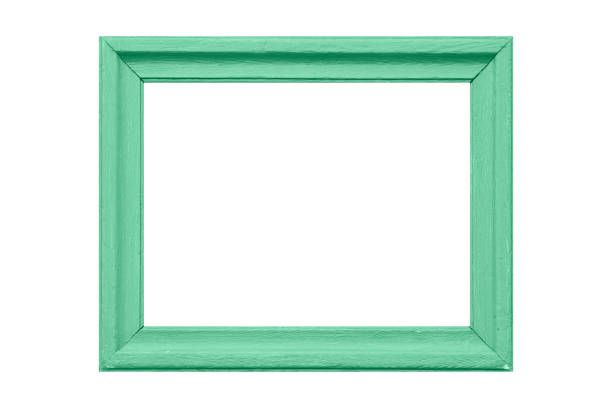 istock Wood photo frame isolated on white background 689856262
