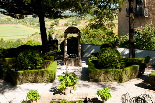 Garden of the House of the Moorish King - Ronda - Spain