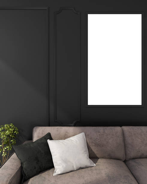 istock 3d rendering mock up living sofa near wall 689874936