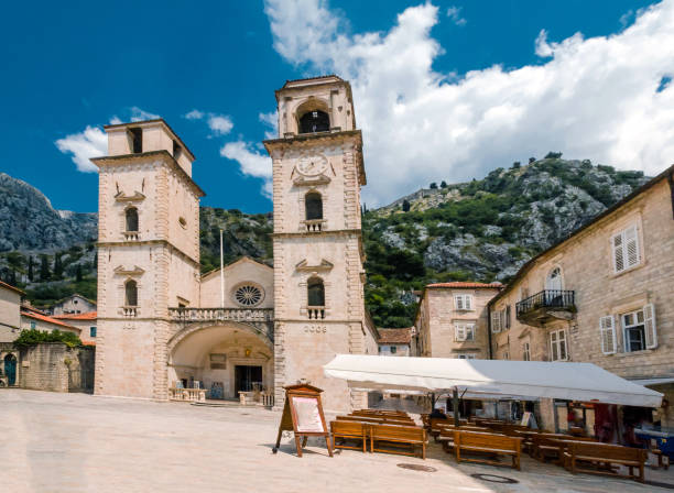 istock Cathedral of Saint Tryphon in Kotor, Montenegro 689886056
