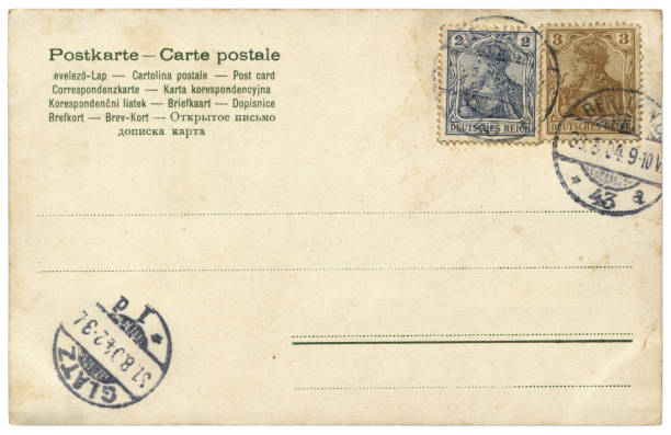 istock vintage blank German postcard sent from Berlin in early 20th century 689886658