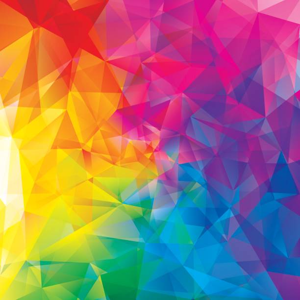 Colorful Abstract Geometric Background Stock Illustration - Download Image  Now - Multi-Colored Background, Abstract, Colored Background - iStock