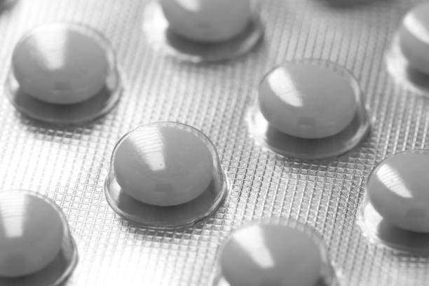 istock White medicine pills in blister pack 689900588