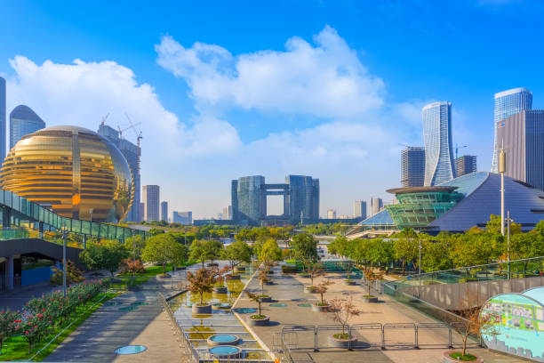 istock Qianjiang New Town, Hangzhou, CBD 689903544