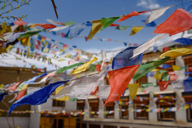 Tibetan prayer flags
