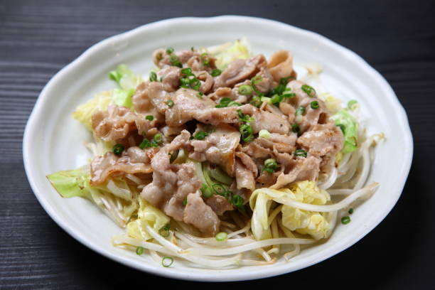 istock Pork SHABU-SHABU salad 689907274