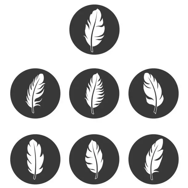 Vector illustration of Feather icons