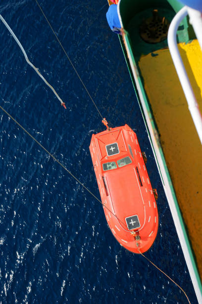 istock lifeboat of roro vessel 689919236