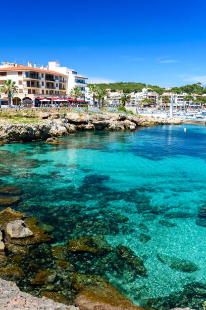 istock Cala Rajada - idyllic harbor city with beautiful coast - Mallorca, Spain 689924548