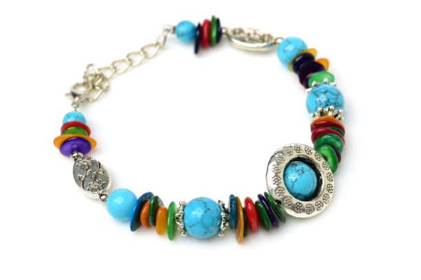 istock Fashion bracelet  on white background 689925074