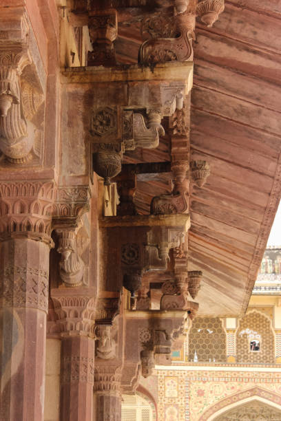 istock amber fort details in jaipur rajasthan india 689932276