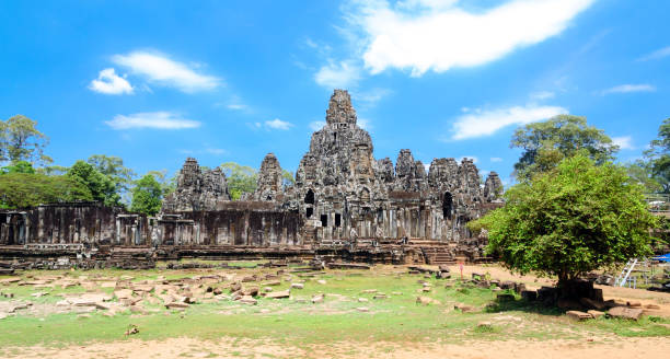istock Bayon temple in Angkor Wat, Siem Reap 689932790