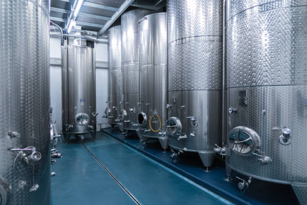 istock Distillation equipment for the food and beverage industry. 689935636