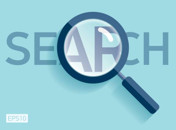istock Search loupe icon in flat style, magnifying glass on color background. Vector design object for you project 689937376